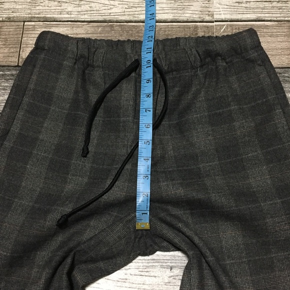 The Group Babaton Plaid Drawstring Pants Women’s M Gray (Inseam 26) - Picture 3 of 11